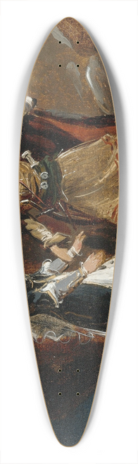 Thodore Gricault - La Fiance Dabydos 39.3 inch art pintail longboard deck