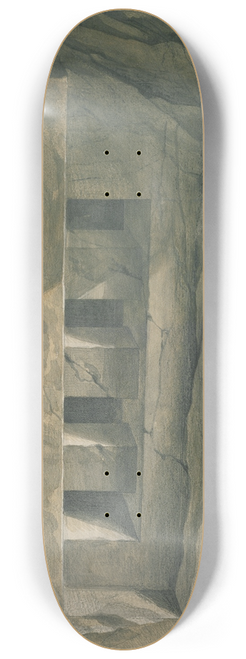 David Humbert de Superville - Rotstempel of begraafplaats 8.25 inch art skate deck