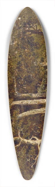 Thodore Rousseau - The Great Oaks of Old Bas-Brau 39.3 inch art pintail longboard deck