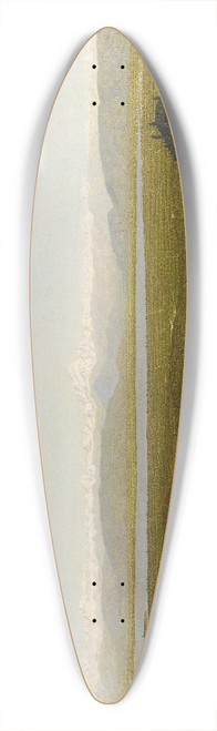 Thodore Rousseau - View of Mont Blanc, Seen from La Faucille 39.3 inch art pintail longboard deck