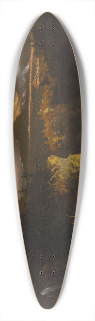 Thomas Cole - Landscape with Figures; A Scene from The Last of the Mohicans 39.3 inch art pintail longboard deck