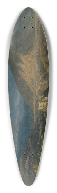 Thomas Ender - Schloss Cles im Nonntal in Sdtirol 39.3 inch art pintail longboard deck