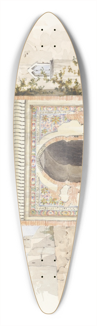 Thomas Ender - Tanger Bab el-Kasbah 39.3 inch art pintail longboard deck