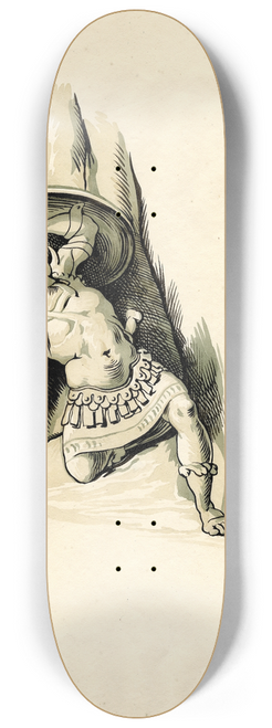 David Humbert de Superville - The suicide of Ajax 8.25 inch art skate deck