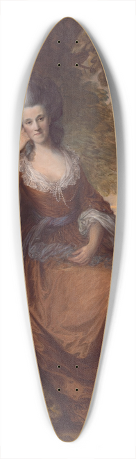 Thomas Gainsborough - Lady Anne Hamilton 39.3 inch art pintail longboard deck