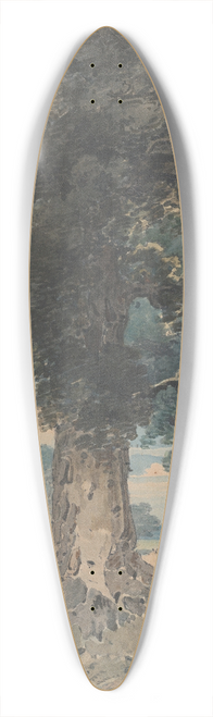 Thomas Girtin - Deer in Windsor Forest 39.3 inch art pintail longboard deck