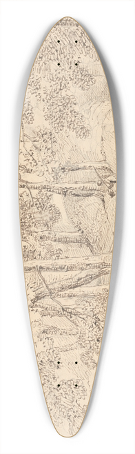 Thomas Hastings - In Ugbrooke Park, May 1833 39.3 inch art pintail longboard deck