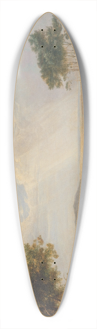 Thomas Hastings - Landscape with Figures 39.3 inch art pintail longboard deck