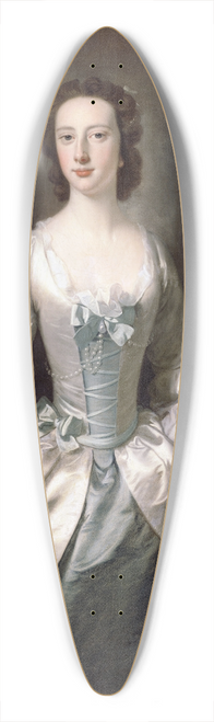 Thomas Hudson - Portrait of a Lady 39.3 inch art pintail longboard deck