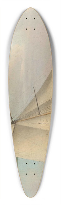 Thomas Whitcombe - The Irish Postal Packet Earl Of Leicester, 10 Guns, Approaching Hook Head At The Entrance To Waterford Harbour 39.3 inch art pintail longboard deck
