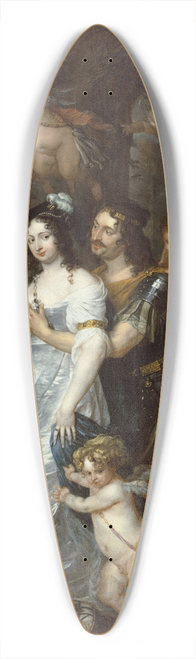 Thomas Willeboirts Bosschaert - Dido and Aeneas in the cave 39.3 inch art pintail longboard deck