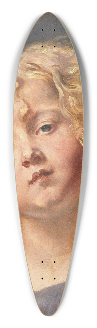 Thomas Willeboirts Bosschaert - Study of a Boys Head 39.3 inch art pintail longboard deck