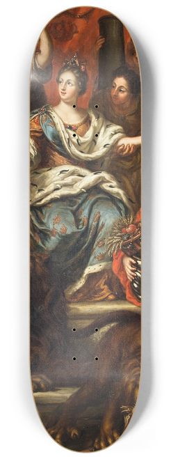 David Klcker Ehrenstrahl - Allegori ver konung Karl XI,s fredliga regeringr,1693 8.25 inch art skate deck
