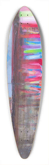 Tiit Psuke - Sama ja teine II 39.3 inch art pintail longboard deck
