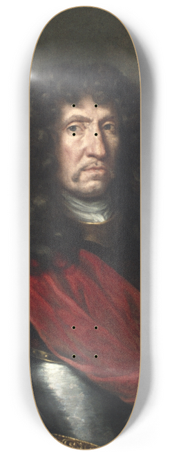 David Klcker Ehrenstrahl - Erik Dahlberg, 1625-1703 8.25 inch art skate deck