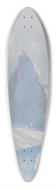 Toni Haller - A View of the Matterhorn 39.3 inch art pintail longboard deck