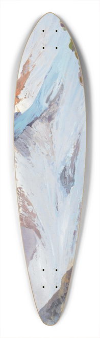 Toni Haller - View of the Matterhorn 39.3 inch art pintail longboard deck