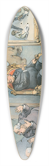 Udo Keppler - It makes a difference where you are 39.3 inch art pintail longboard deck