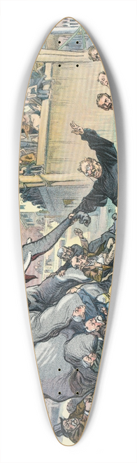 Udo Keppler - Salvation is free, but it doesnt appeal to him 39.3 inch art pintail longboard deck