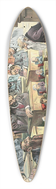 Udo Keppler - Shrunk to their proper size at last  an edifying sight in the United States Senate 39.3 inch art pintail longboard deck