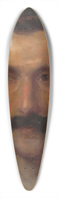 udovt Pitthordt - Mans Head 39.3 inch art pintail longboard deck
