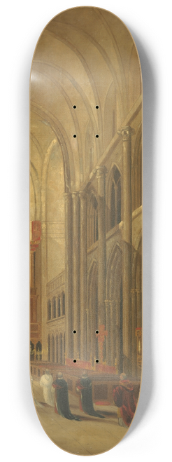 David Roberts - Going to Mass 8.25 inch art skate deck