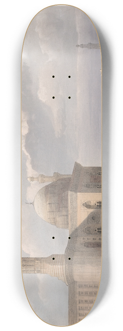 David Roberts - Mosque of Sultan Hassan, from the Great Square of the Rumeyleh. 8.25 inch art skate deck