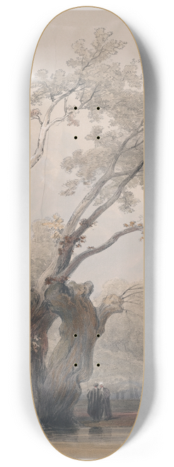 David Roberts - The holy tree of Metereah. 8.25 inch art skate deck