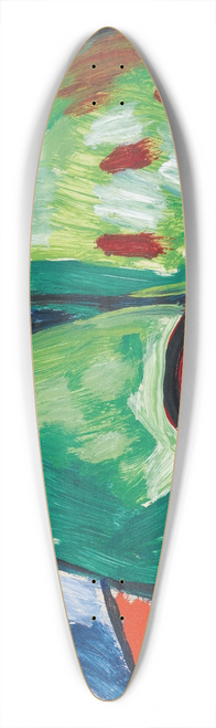Vclav pla - Two Apples And A Pear 39.3 inch art pintail longboard deck