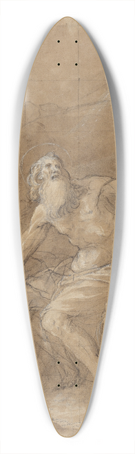Vicente Carducho - St. Jerome Hearing the Trumpet of the Last Judgment 39.3 inch art pintail longboard deck