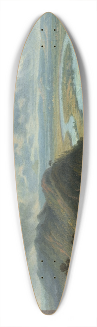 Victor de Grailly - The Oxbow Seen from Mount Holyoke 39.3 inch art pintail longboard deck