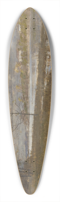 Victor Forssell - Landscape 39.3 inch art pintail longboard deck