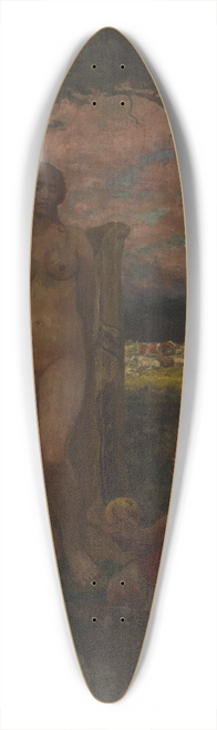 Victor Mller - Judgement of Paris 39.3 inch art pintail longboard deck