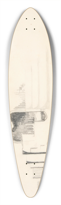 Viking Eggeling - Original drawings and manuscripts by the artist, and documentarymaterial 2 39.3 inch art pintail longboard deck