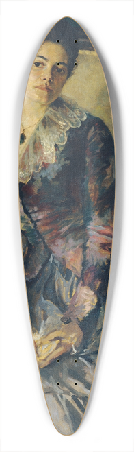 Viktor Tischler - Die Gattin des Knstlers 39.3 inch art pintail longboard deck