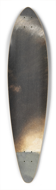 Vilhelm Hammershi - Portrt af kunstnerens sster Anna Hammershi set bagfra 39.3 inch art pintail longboard deck