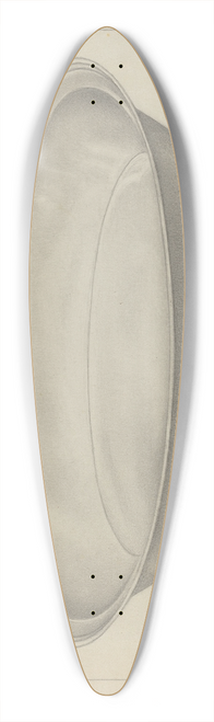 Vincent Carano - Silver Basin 39.3 inch art pintail longboard deck