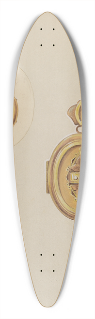 Vincent Murphy - Locket 39.3 inch art pintail longboard deck
