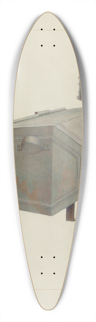 Vincent P. Rosel - Tin Stove 39.3 inch art pintail longboard deck