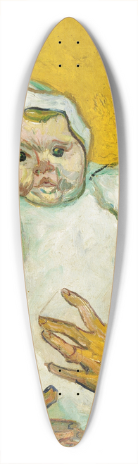 Vincent van Gogh - Madame Roulin and Her Baby 39.3 inch art pintail longboard deck