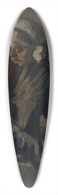 Vincent van Gogh - The Potato Peeler 39.3 inch art pintail longboard deck
