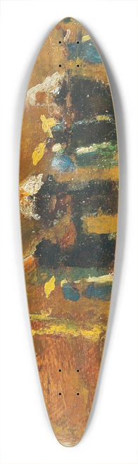 Vincenzo Cabianca - Nuns Bathing 39.3 inch art pintail longboard deck