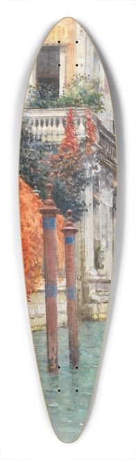 Vincenzo Caprile - Venice, the Grand Canal 39.3 inch art pintail longboard deck