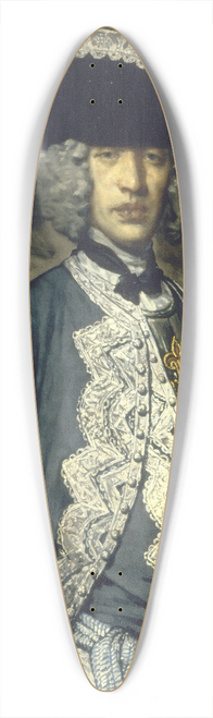 Vittore Ghislandi - Portrait of a Knight of the Costantinian Order 39.3 inch art pintail longboard deck