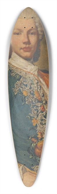 Vittore Ghislandi - Portrait Of A Young Man In A Green Tunic 39.3 inch art pintail longboard deck