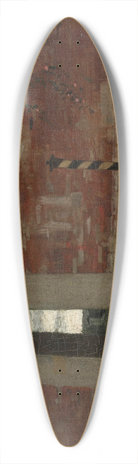 Wadysaw Czachrski - Cemetery in Venice, sketch 39.3 inch art pintail longboard deck