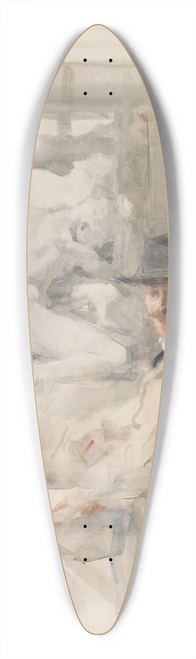 Walter Frederick Osborne - John Hughes (1865-1941), Sculptor, against his Sculpture of Orpheus and Euridice 39.3 inch art pintail longboard deck