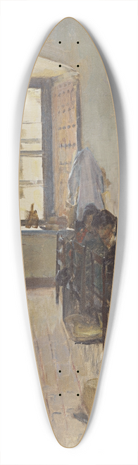 Walter Gay - Cigarrires 39.3 inch art pintail longboard deck