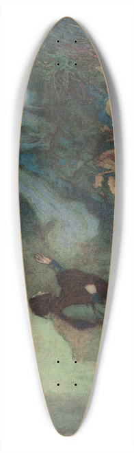 Warwick Goble - The Fairy appearing to the Prince in the Grotto 39.3 inch art pintail longboard deck