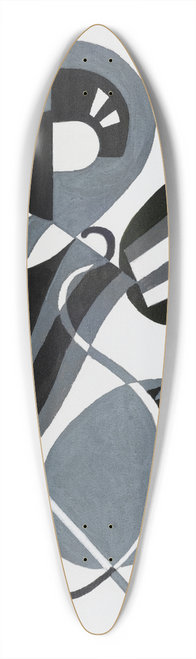 Wassily Kandinsky - Sans Titre 39.3 inch art pintail longboard deck